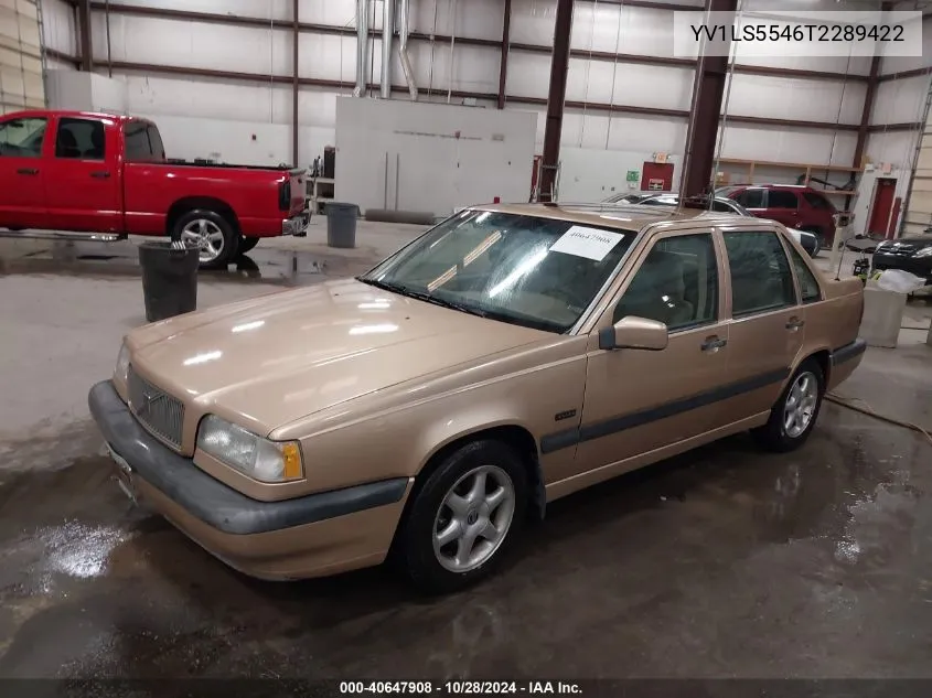 1996 Volvo 850 Glt VIN: YV1LS5546T2289422 Lot: 40647908