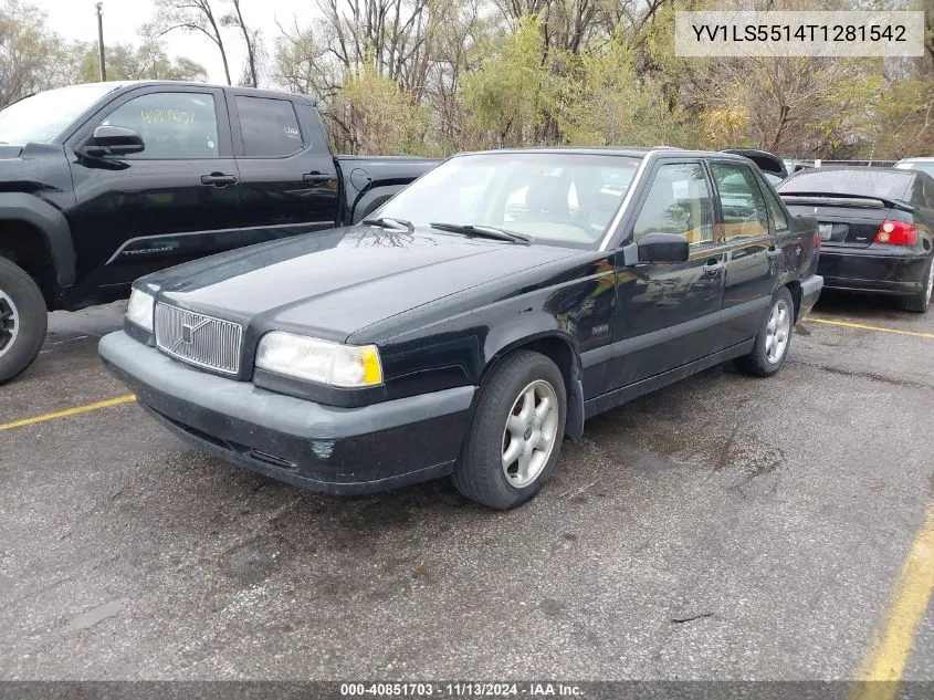 1996 Volvo 850 Glt VIN: YV1LS5514T1281542 Lot: 40851703