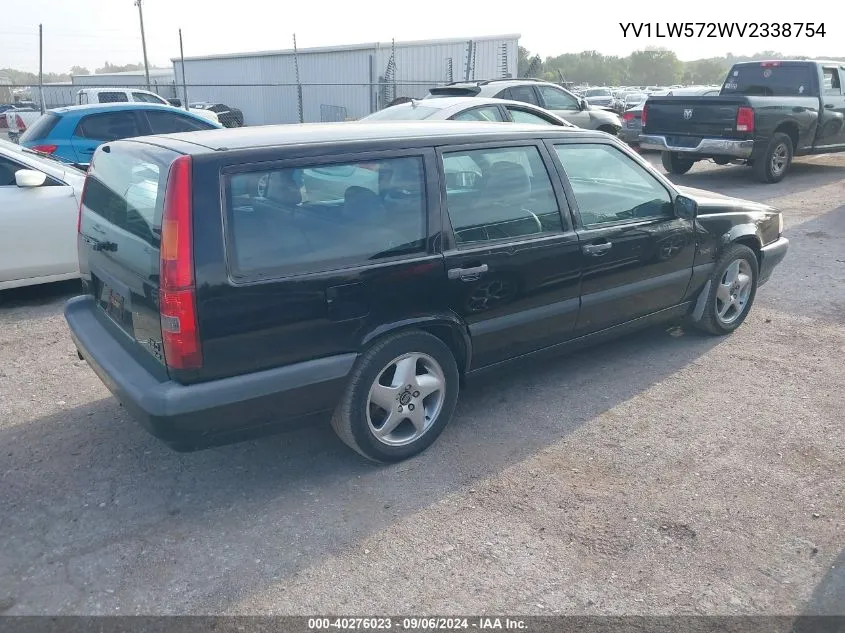 1997 Volvo 850 T5 VIN: YV1LW572WV2338754 Lot: 40276023