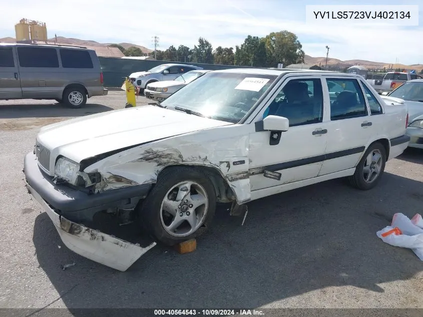 1997 Volvo 850 T5 VIN: YV1LS5723VJ402134 Lot: 40564543