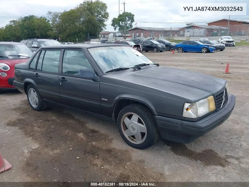 1991 Volvo 940 VIN: YV1JA874XM3032543 Lot: 40152381