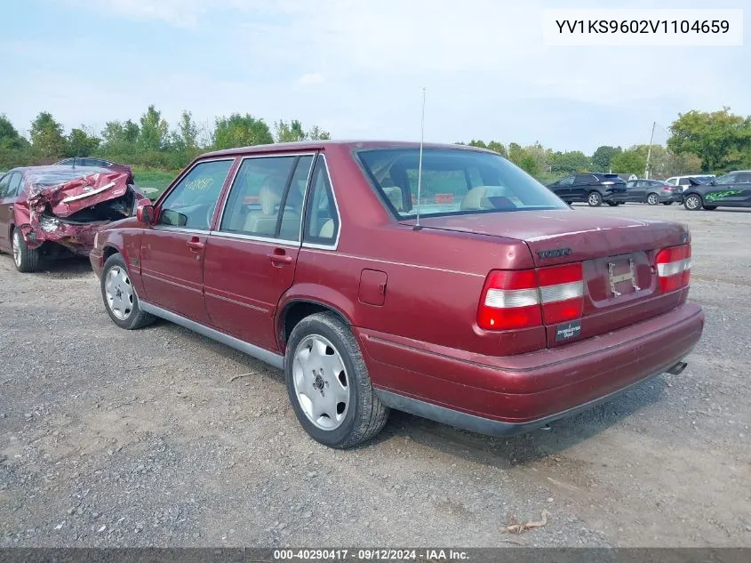 1997 Volvo 960 VIN: YV1KS9602V1104659 Lot: 40290417