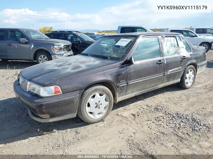 1997 Volvo 960 VIN: YV1KS960XV1115179 Lot: 40556853