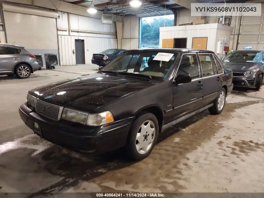 1997 Volvo 960 VIN: YV1KS9608V1102043 Lot: 40864241