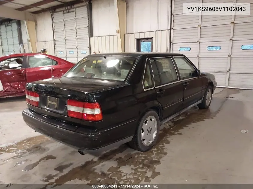 1997 Volvo 960 VIN: YV1KS9608V1102043 Lot: 40864241