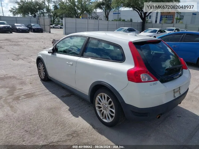 2008 Volvo C30 T5 R-Design/T5 Version 1.0/T5 Version 2.0 VIN: YV1MK672082048937 Lot: 40198642