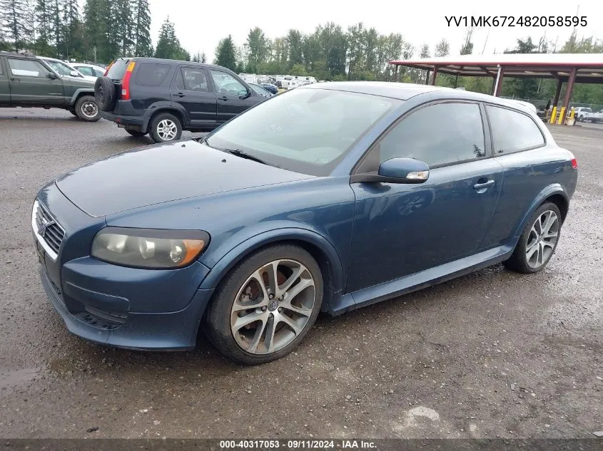 2008 Volvo C30 T5 R-Design/T5 Version 1.0/T5 Version 2.0 VIN: YV1MK672482058595 Lot: 40317053