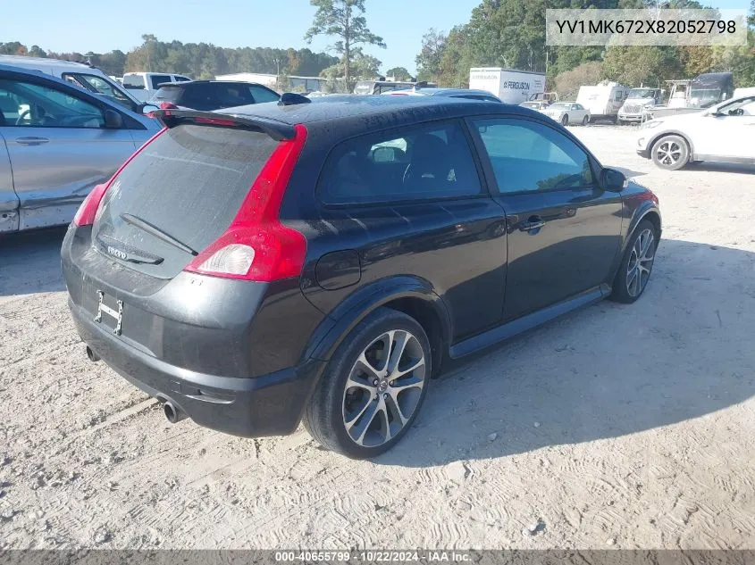 2008 Volvo C30 T5 R-Design/T5 Version 1.0/T5 Version 2.0 VIN: YV1MK672X82052798 Lot: 40655799