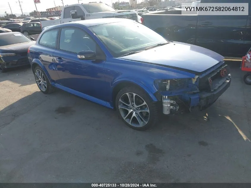 2008 Volvo C30 T5 R-Design/T5 Version 1.0/T5 Version 2.0 VIN: YV1MK672582064812 Lot: 40725133