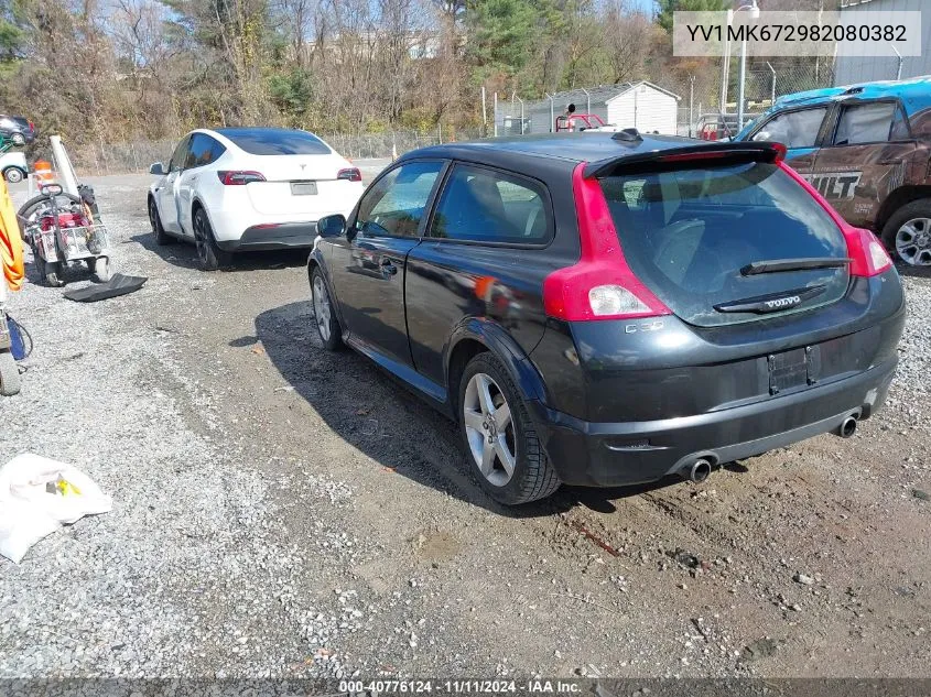 2008 Volvo C30 T5 VIN: YV1MK672982080382 Lot: 40776124