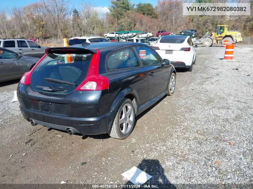 2008 Volvo C30 T5 VIN: YV1MK672982080382 Lot: 40776124