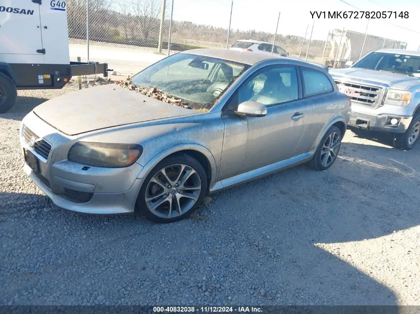 2008 Volvo C30 T5 R-Design/T5 Version 1.0/T5 Version 2.0 VIN: YV1MK672782057148 Lot: 40832038