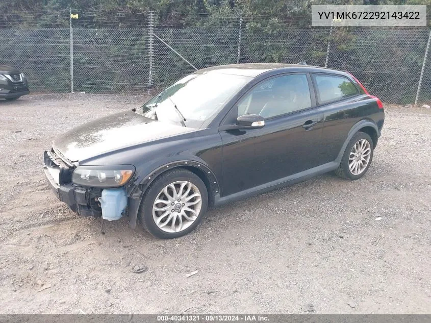 YV1MK672292143422 2009 Volvo C30 T5