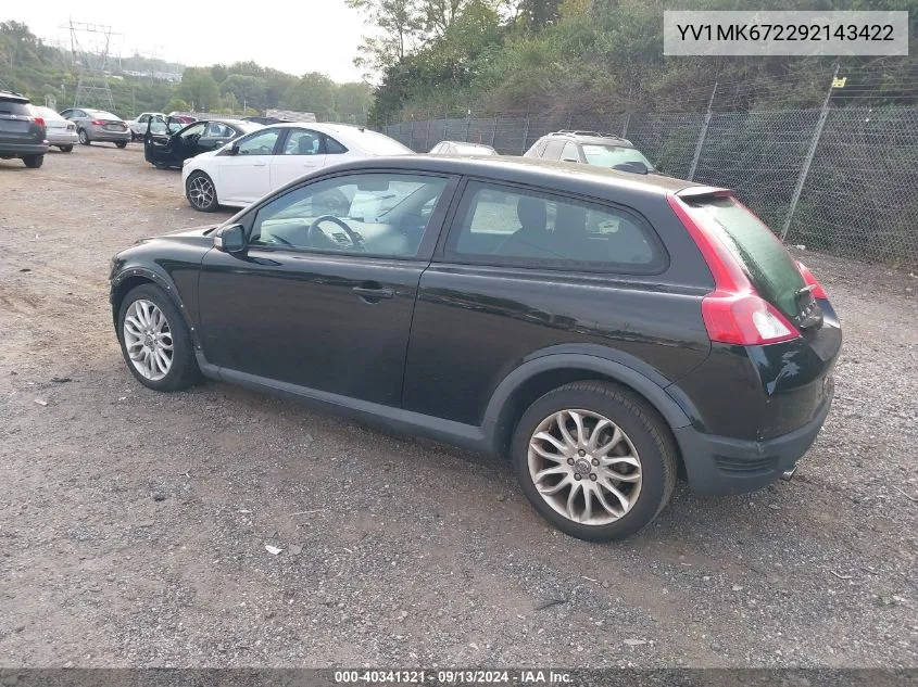 YV1MK672292143422 2009 Volvo C30 T5