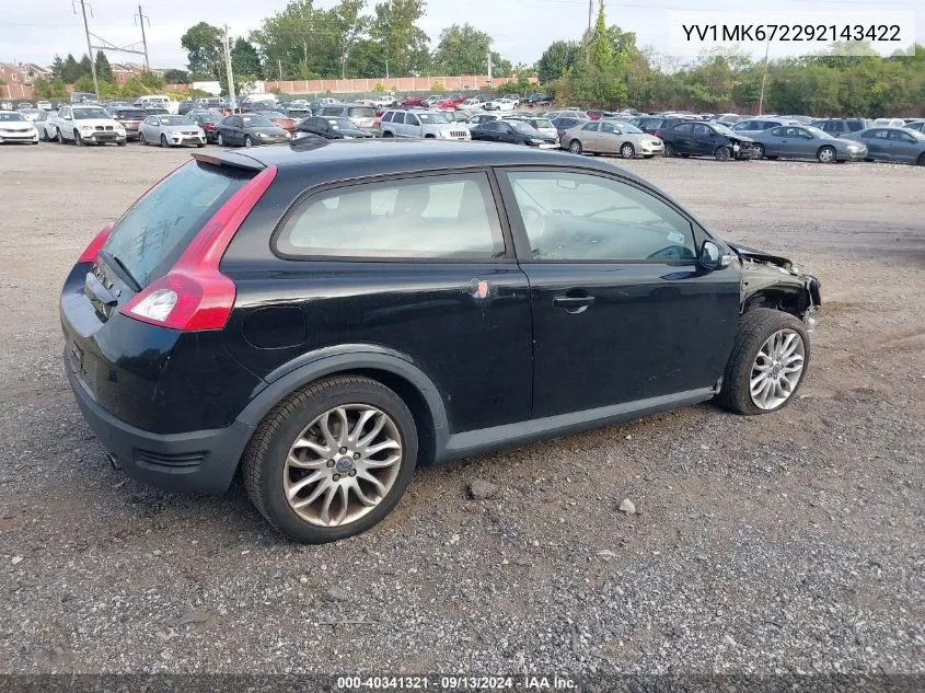 YV1MK672292143422 2009 Volvo C30 T5