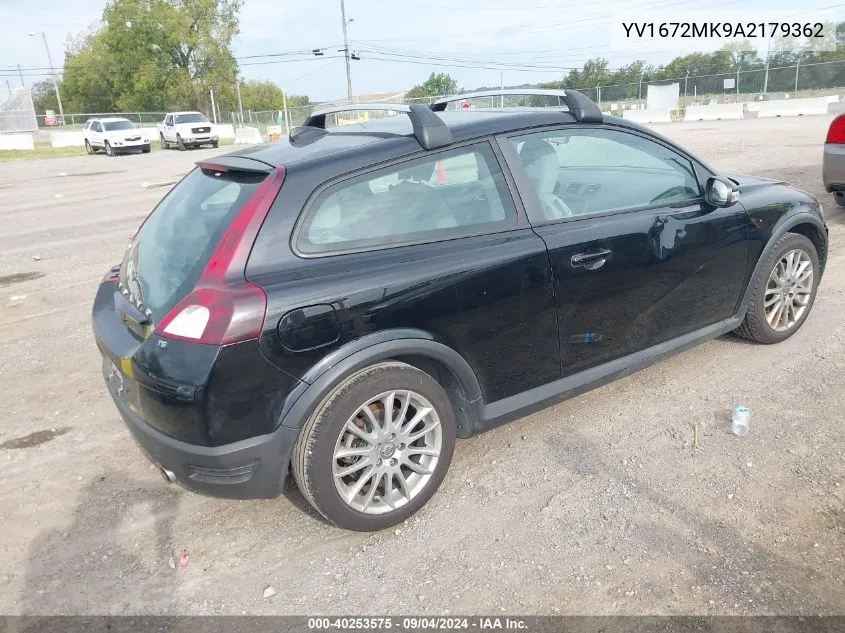 YV1672MK9A2179362 2010 Volvo C30 T5