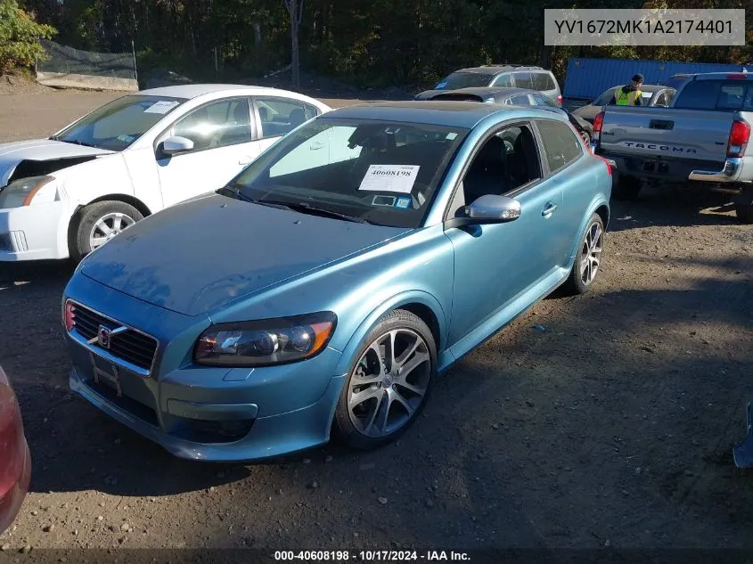 YV1672MK1A2174401 2010 Volvo C30 T5/T5 R-Design