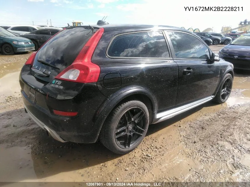 YV1672MK2B2228211 2011 Volvo C30