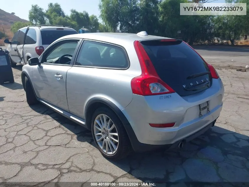 YV1672MK9B2233079 2011 Volvo C30 T5/T5 R-Design