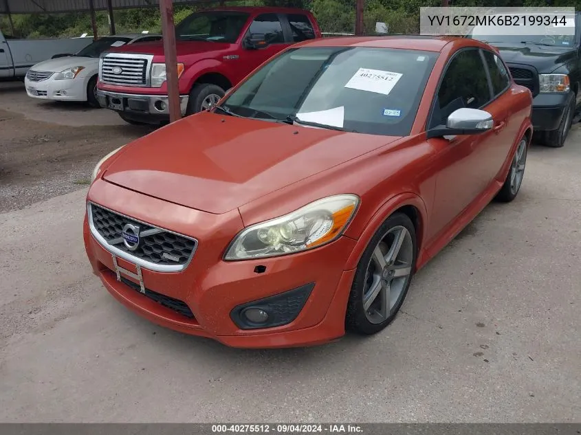 YV1672MK6B2199344 2011 Volvo C30 T5/T5 R-Design