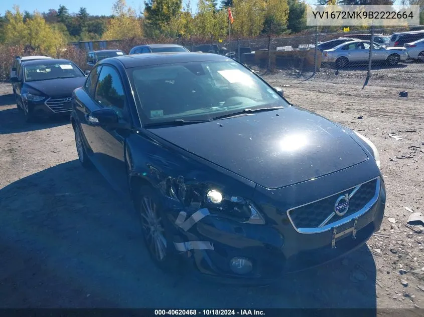 2011 Volvo C30 T5/T5 R-Design VIN: YV1672MK9B2222664 Lot: 40620468