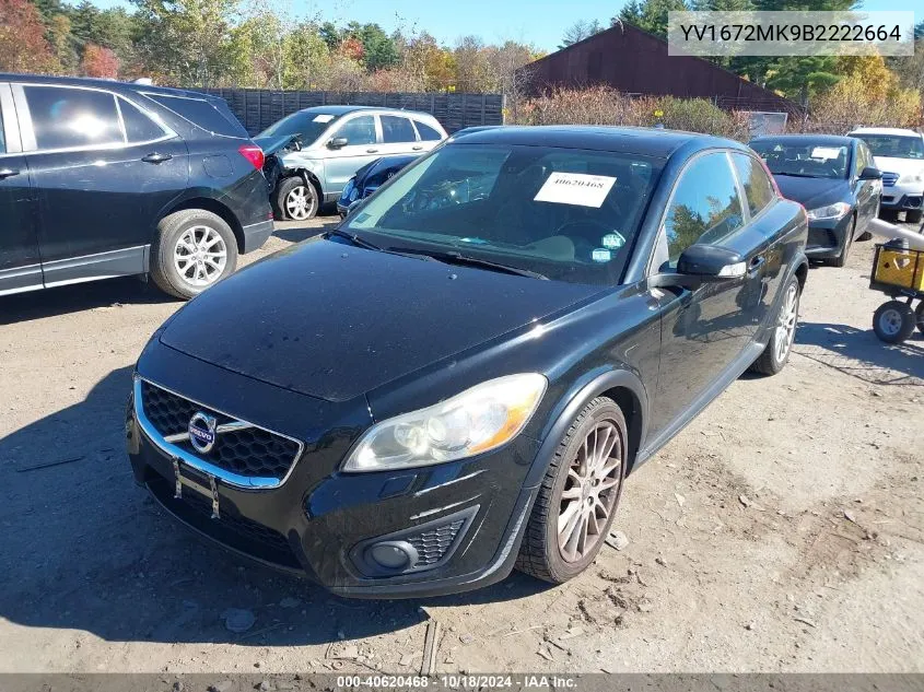 2011 Volvo C30 T5/T5 R-Design VIN: YV1672MK9B2222664 Lot: 40620468