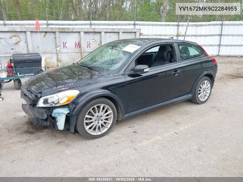 YV1672MK9C2284955 2012 Volvo C30 T5/T5 Platinum/T5 Premier Plus/T5 R-Design/T5 R-Design Platinum/T5 R-Design Premier Plus