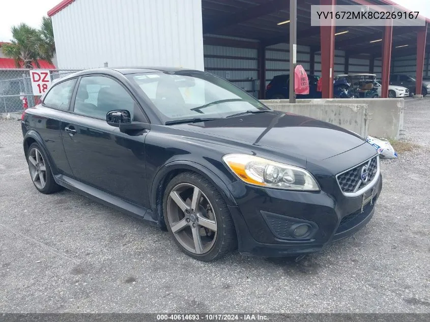 2012 Volvo C30 T5 VIN: YV1672MK8C2269167 Lot: 40614693