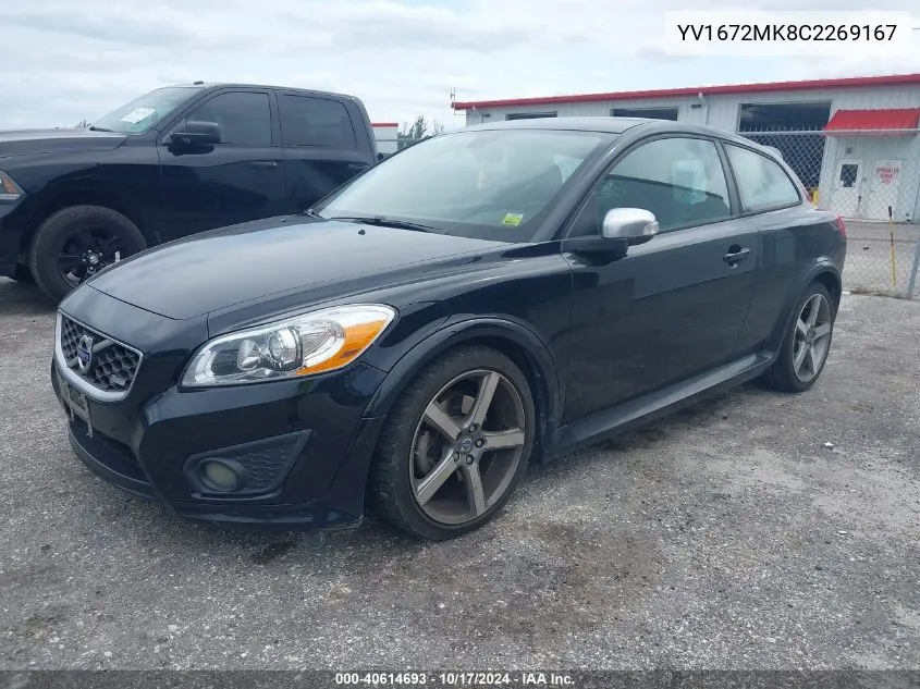 2012 Volvo C30 T5 VIN: YV1672MK8C2269167 Lot: 40614693