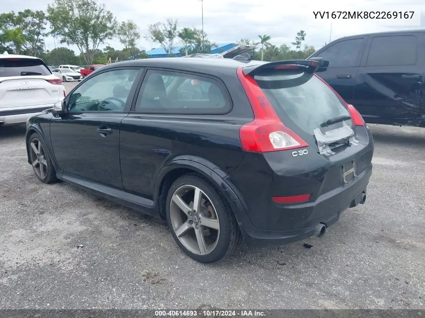 YV1672MK8C2269167 2012 Volvo C30 T5