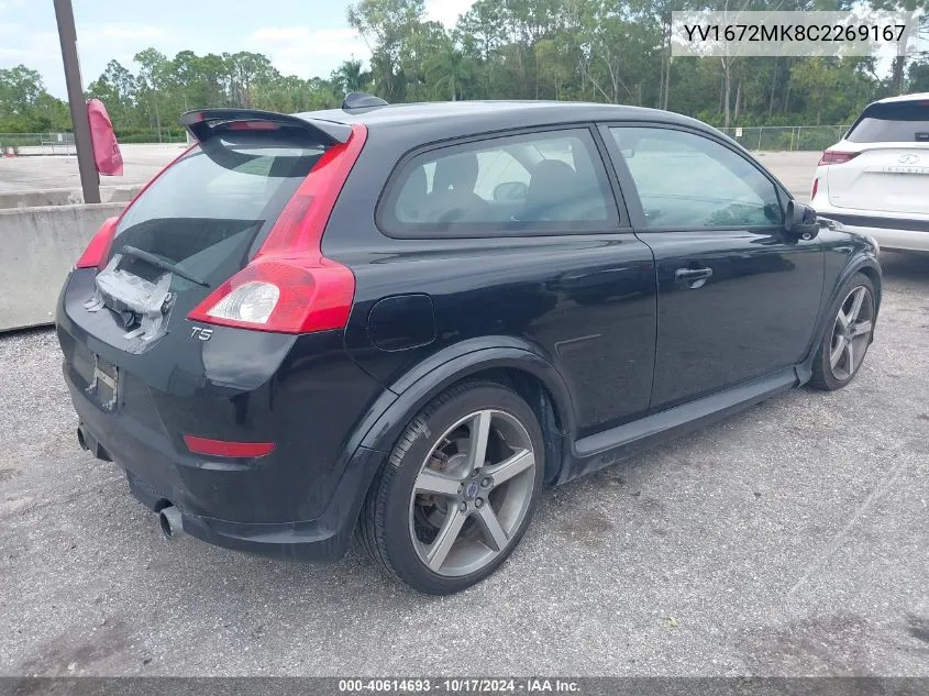 2012 Volvo C30 T5 VIN: YV1672MK8C2269167 Lot: 40614693