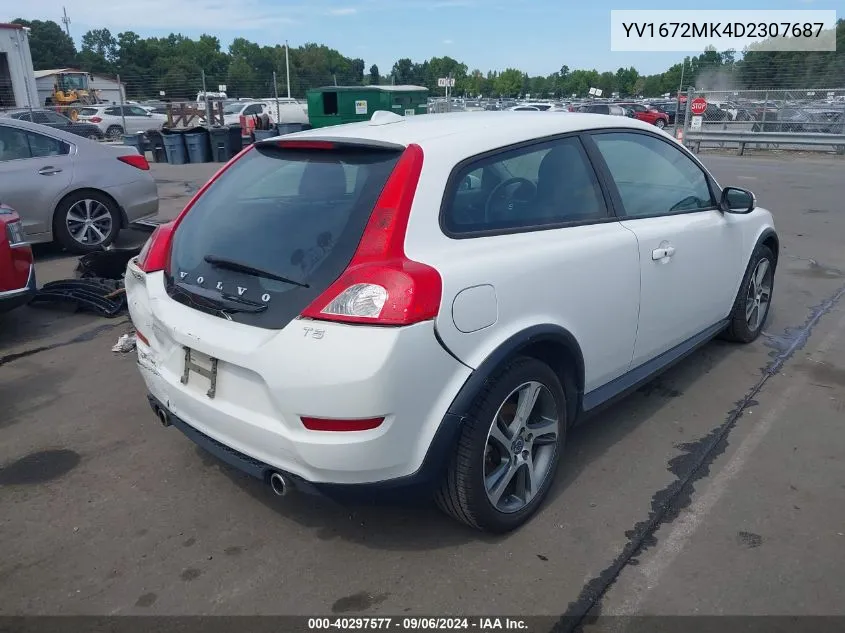 YV1672MK4D2307687 2013 Volvo C30 T5