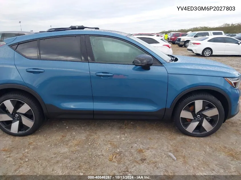 2023 Volvo C40 Recharge Pure Electric Twin Ultimate VIN: YV4ED3GM6P2027803 Lot: 40546267