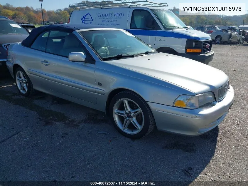 2001 Volvo C70 Ht VIN: YV1NC53DX1J016978 Lot: 40872537