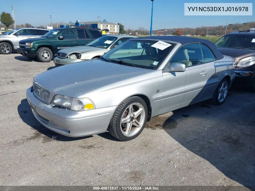 2001 Volvo C70 Ht VIN: YV1NC53DX1J016978 Lot: 40872537