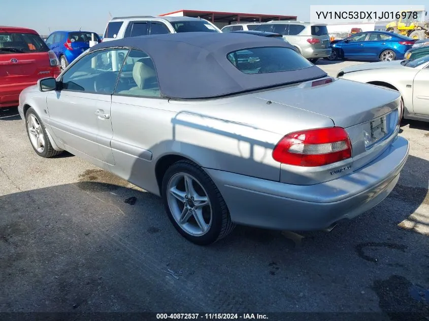 2001 Volvo C70 Ht VIN: YV1NC53DX1J016978 Lot: 40872537