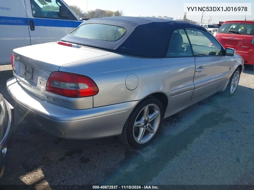 2001 Volvo C70 Ht VIN: YV1NC53DX1J016978 Lot: 40872537