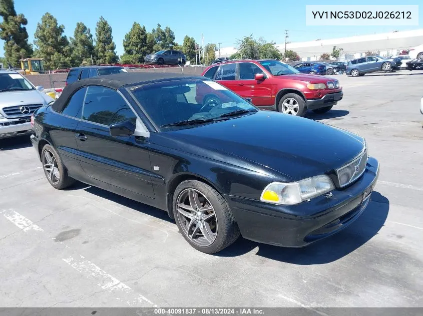 2002 Volvo C70 Ht VIN: YV1NC53D02J026212 Lot: 40091837