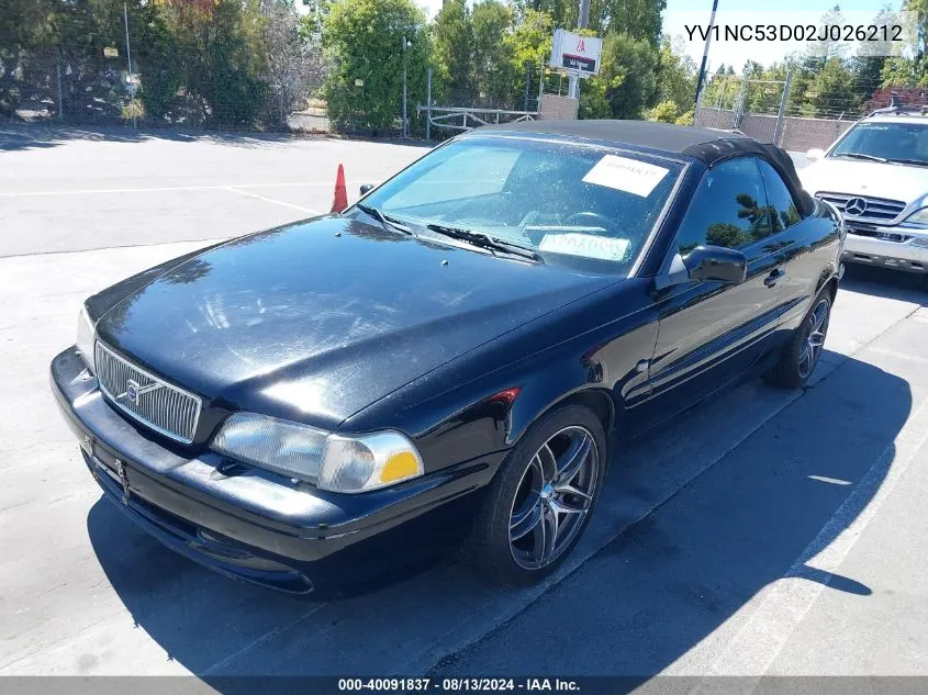 2002 Volvo C70 Ht VIN: YV1NC53D02J026212 Lot: 40091837