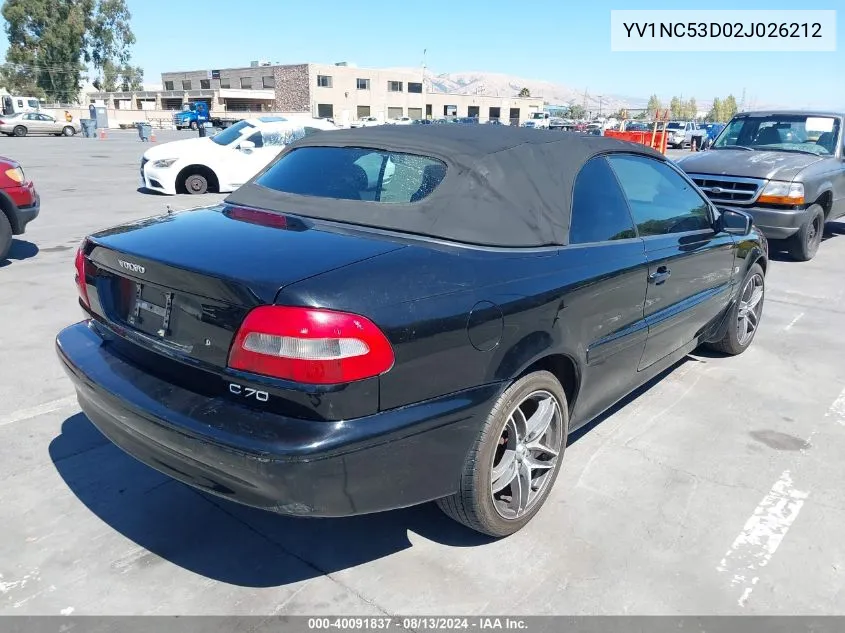 YV1NC53D02J026212 2002 Volvo C70 Ht