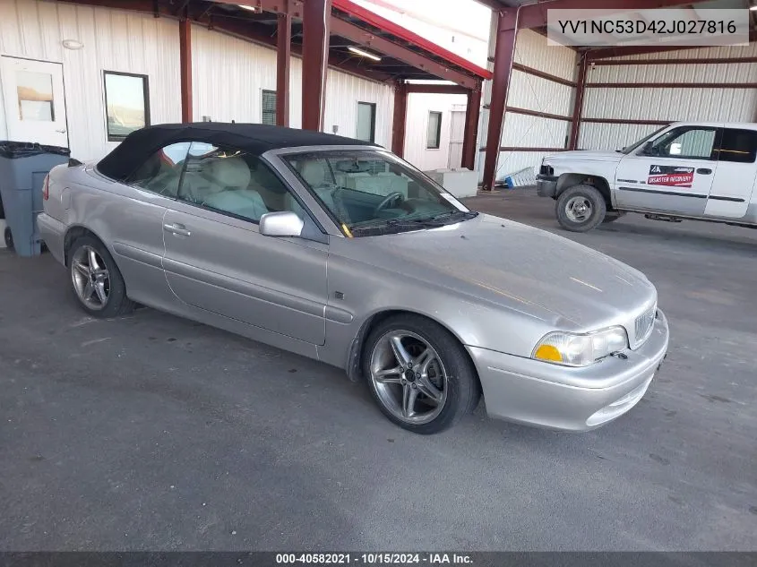 2002 Volvo C70 Ht VIN: YV1NC53D42J027816 Lot: 40582021