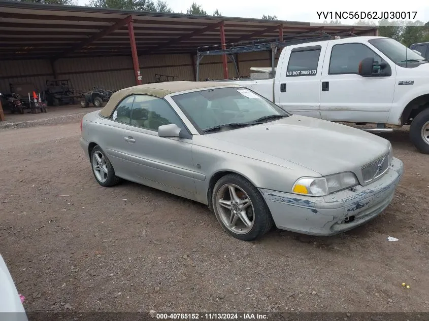 2002 Volvo C70 Lt VIN: YV1NC56D62J030017 Lot: 40785152