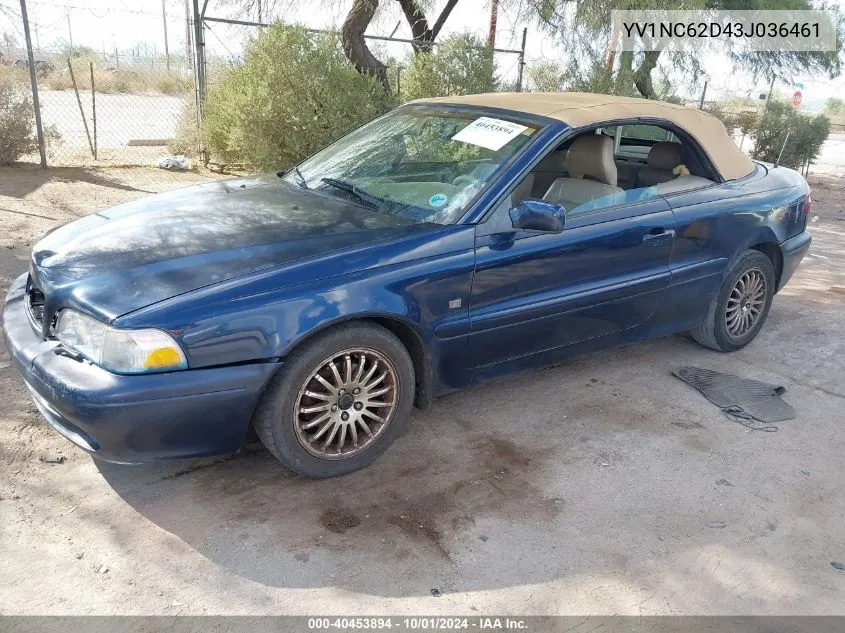 2003 Volvo C70 Ht VIN: YV1NC62D43J036461 Lot: 40453894