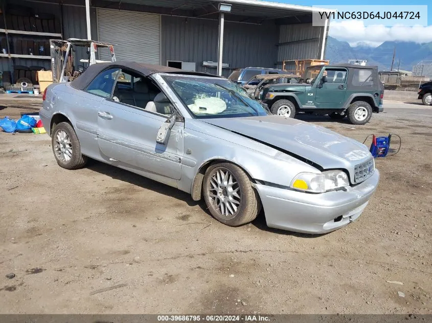 2004 Volvo C70 Lt VIN: YV1NC63D64J044724 Lot: 39686795