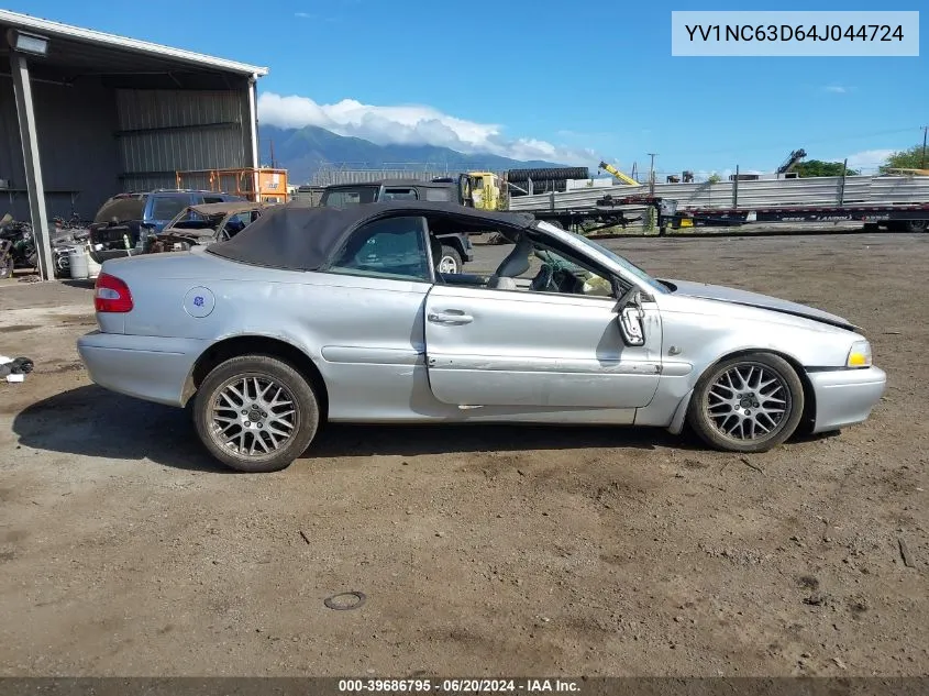 2004 Volvo C70 Lt VIN: YV1NC63D64J044724 Lot: 39686795