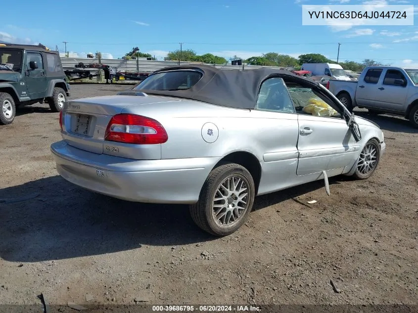 YV1NC63D64J044724 2004 Volvo C70 Lt