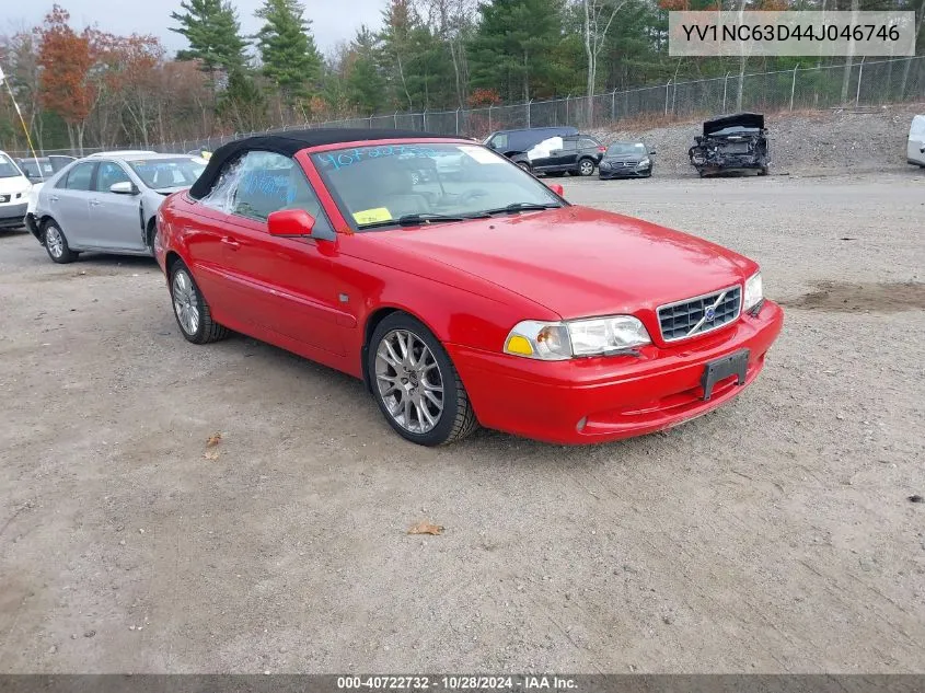 2004 Volvo C70 Lt VIN: YV1NC63D44J046746 Lot: 40722732