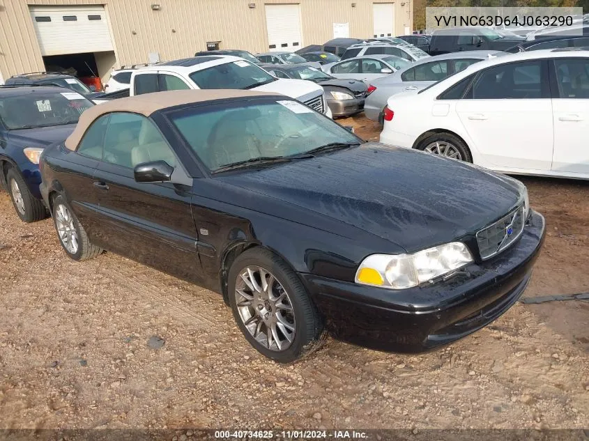 2004 Volvo C70 Lt VIN: YV1NC63D64J063290 Lot: 40734625