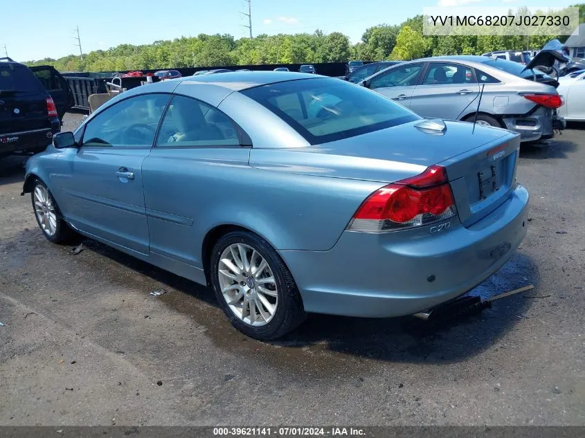 2007 Volvo C70 T5 VIN: YV1MC68207J027330 Lot: 39621141