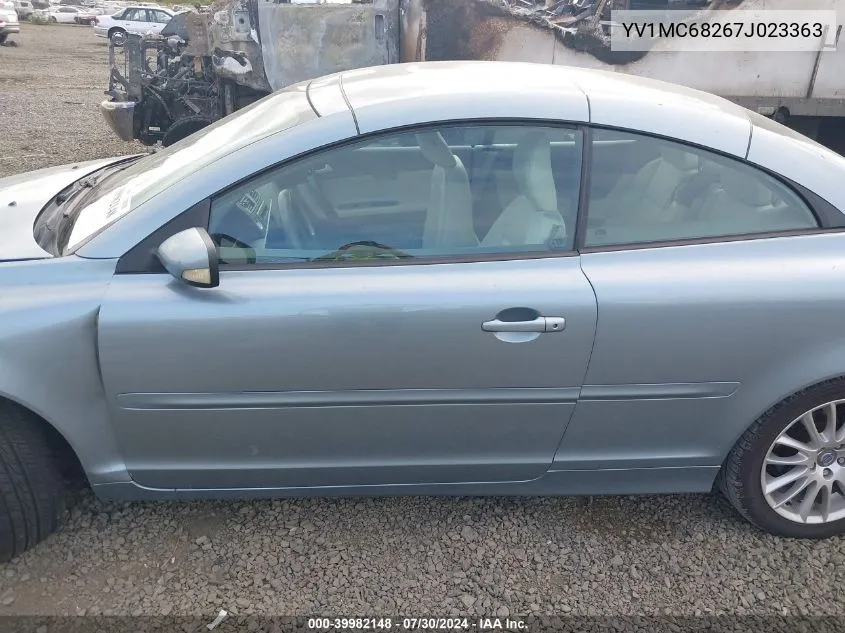 YV1MC68267J023363 2007 Volvo C70 T5